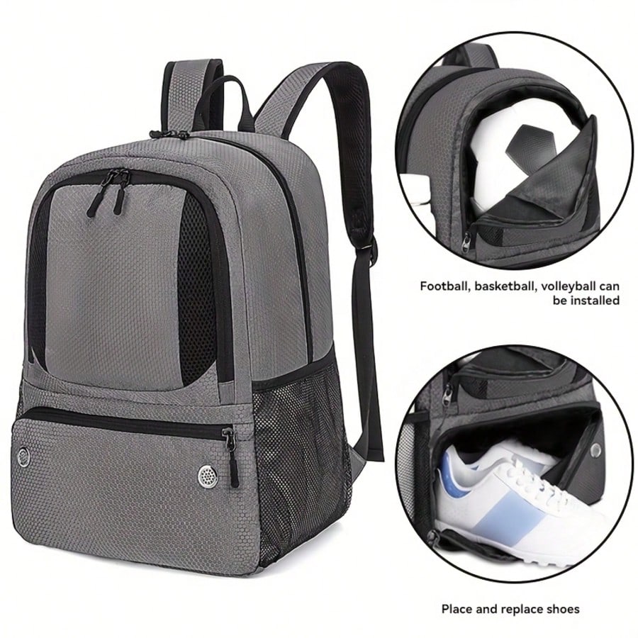 Gym Ball - Mochila para balones de fútbol, mochila
