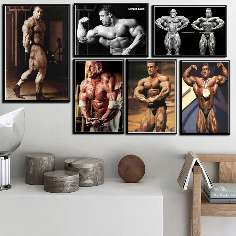 Sports Equipment Poster - Gran Dorian Yates Man Muscle GYM