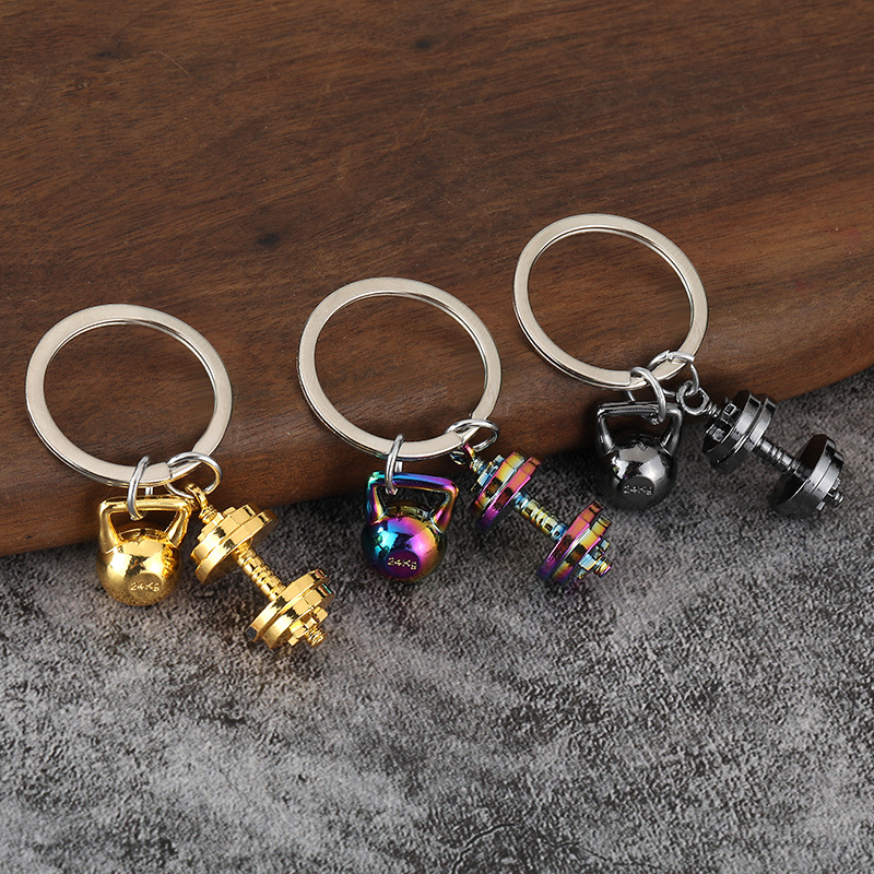 Dumbbell Set - Colgante de pareja con diseño de