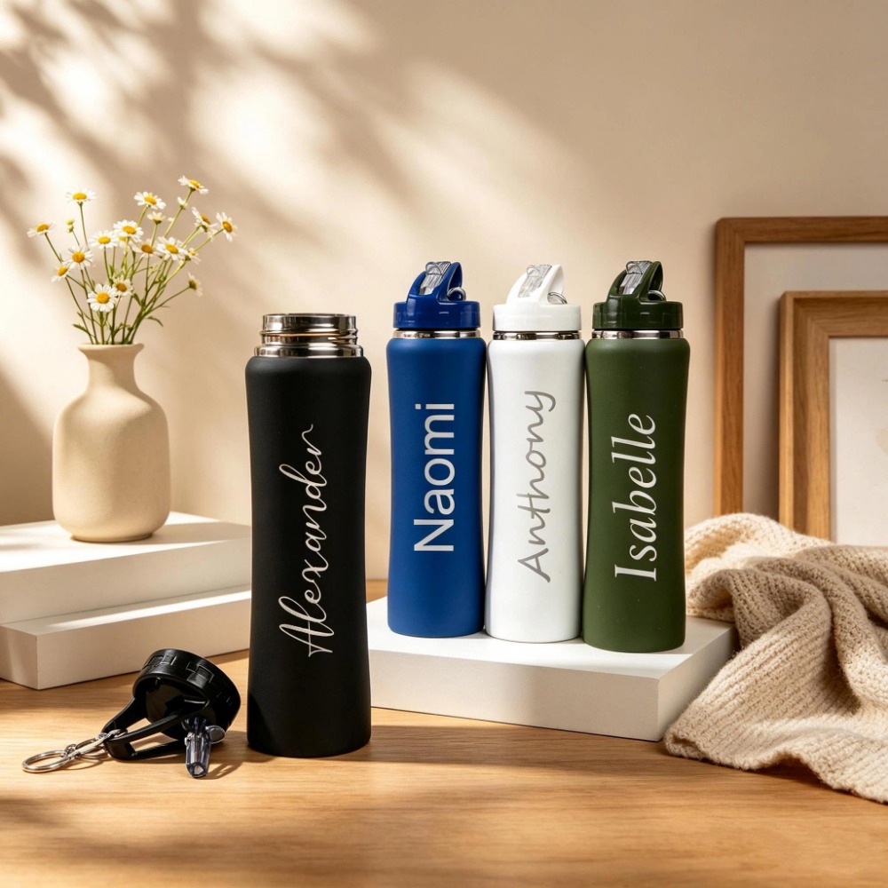 Sports Water Bottle Insulated - 1. Botella de agua de acero