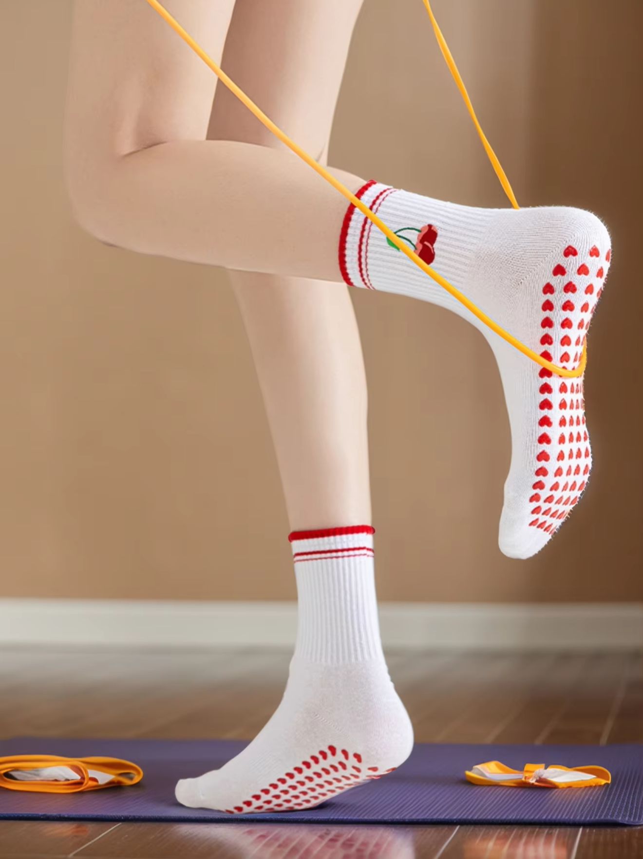 Yoga Mat - 1 Par de Calcetines Profesionales de