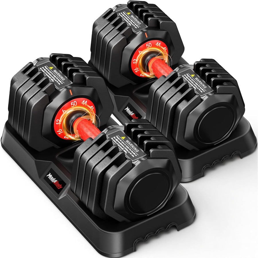 Dumbbell Set - Juego de mancuernas ajustables, 25 lb