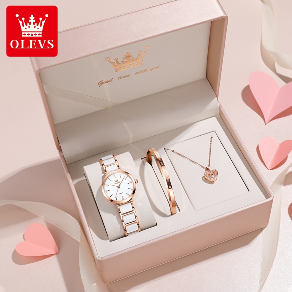 OLEVS Reloj de mujer 5877 Relo - Resistance Band reseña y precio