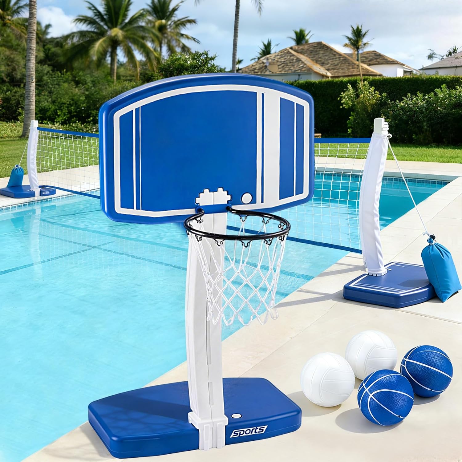 Aro de Baloncesto y Red de Vol - Basketball Hoop reseña y precio